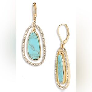 Anne Klein Lavender Drop Earrings